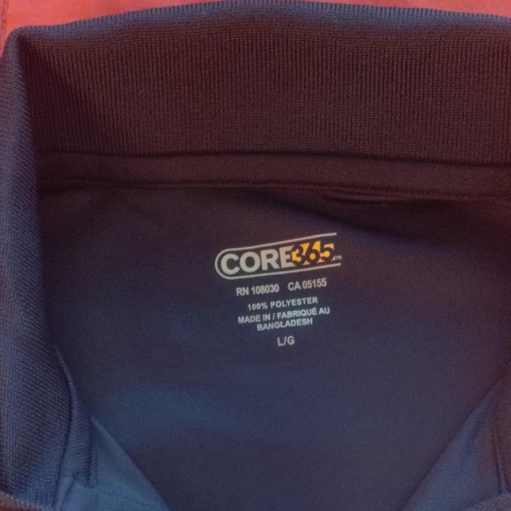 Men's navy blue polo shirt by CORE 365
